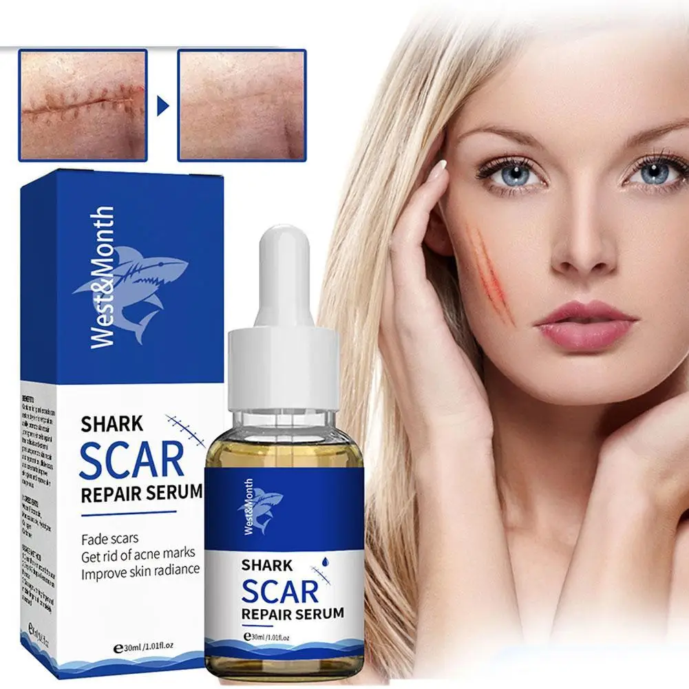 

30ml Scar Removal Serum Remove Acne Spots Treatment Stretch Burn Surgical Scar Repair Cream Smoothing Whitening Skin Beauty