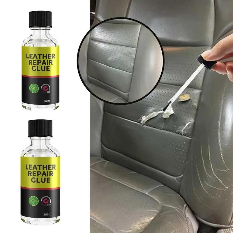 

30ml/50ml Leather Repair Glue Household Car Leather Products Shoes Wallets Jackets Coats Furniture Leather Repair Liquid Fluid