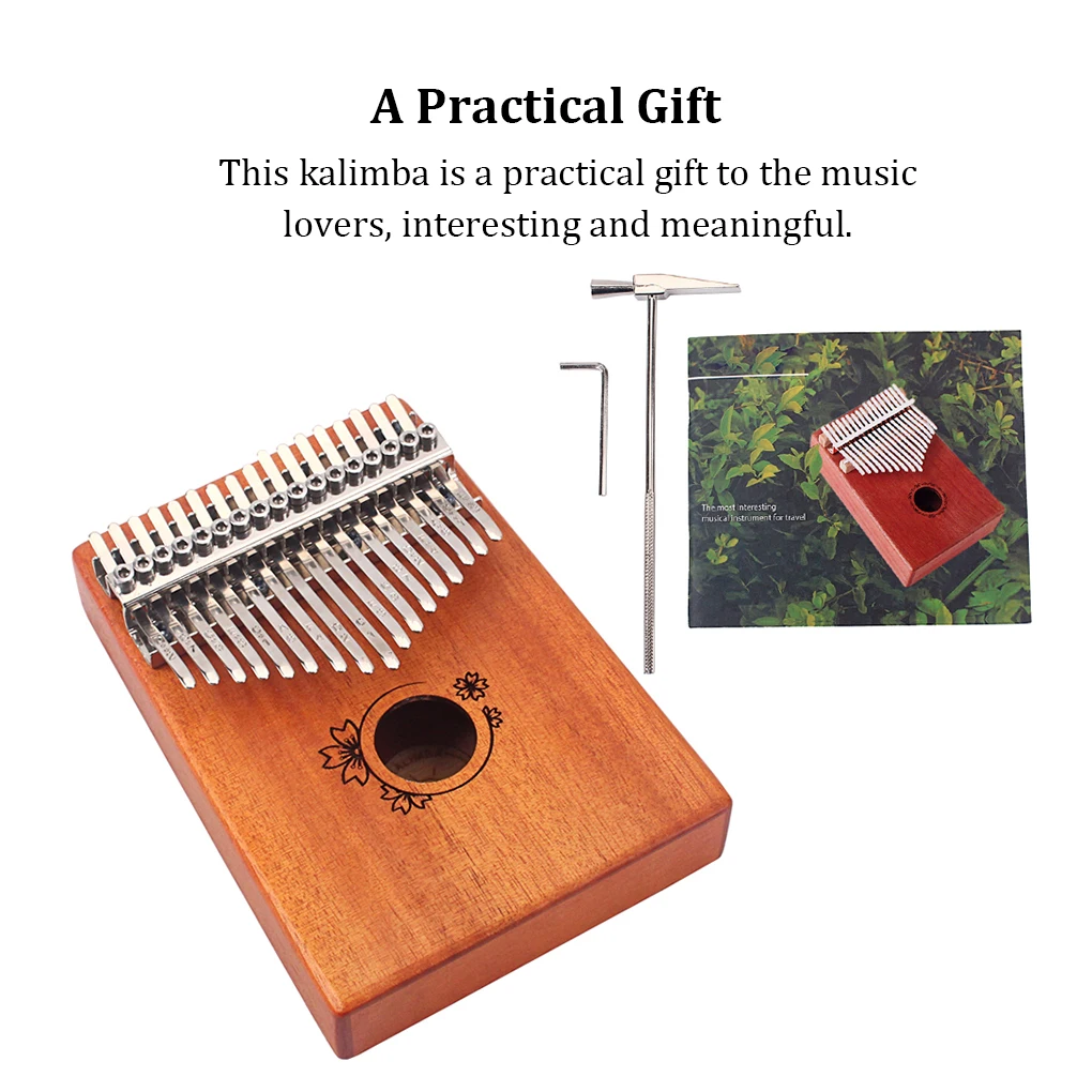 

17 клавиш Kalimba взрослые дети ученики практики пальцы пианино изысканный 17 клавиш деревянные Kalimbas набор ручной инструмент Prop
