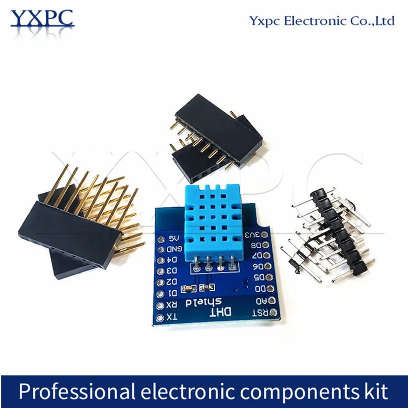 

DHT Shield For WEMOS D1 mini ESP32 MINI DHT11 Single-bus digital temperature and humidity sensor module sensor wifi temperature