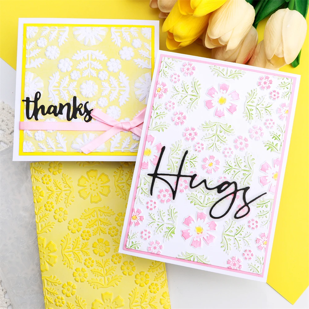 Осенние лесные сосны фоновая папка с 3D-тиснением для добавления многоуровневых