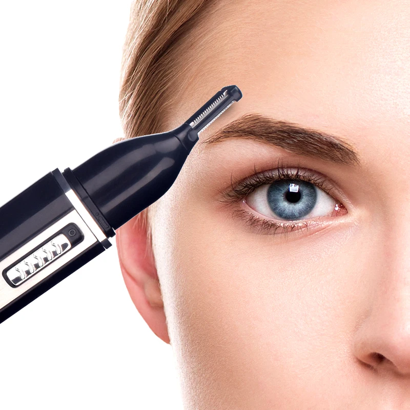 Электрический триммер для носа и ушей 4 в 1 Мужская бритва перезаряжаемая Машинка