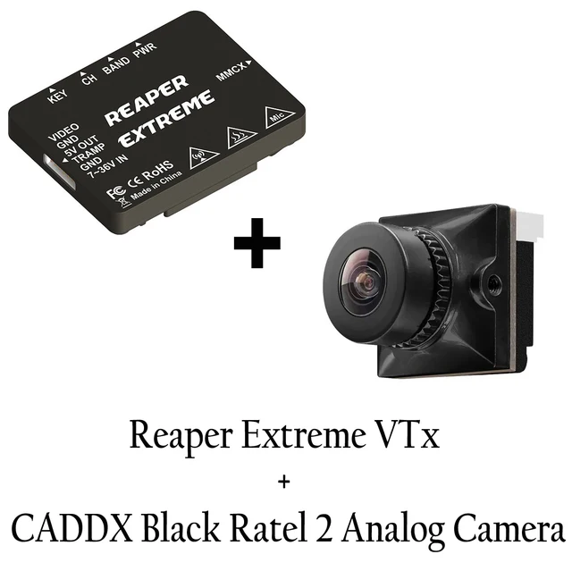 Foxeer Reaper Extreme 5.8GHz 2.5W VTX + Caddx Ratel 2