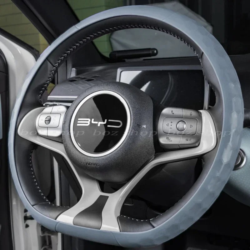 Чехол на руль для BYD Seagull Dolphin Han EV Yuan Plus Qin Plusdmi Tang Seal Song Pro силиконовое нескользящее