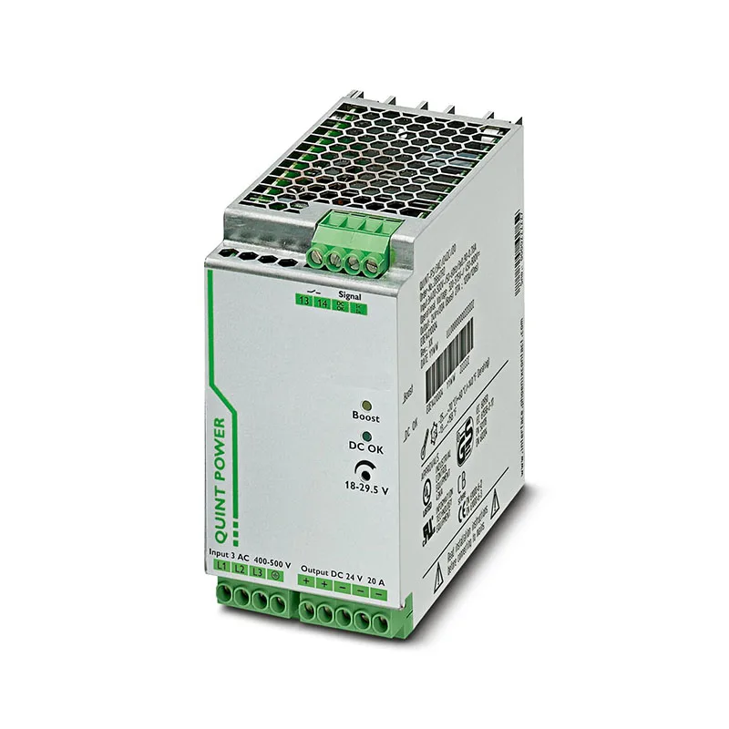 

2320924 QUINT-PS/3AC/24DC/20/CO For Phoenix Industrial Power Supply Input: 3 Phase Output 24 V DC / 20 A