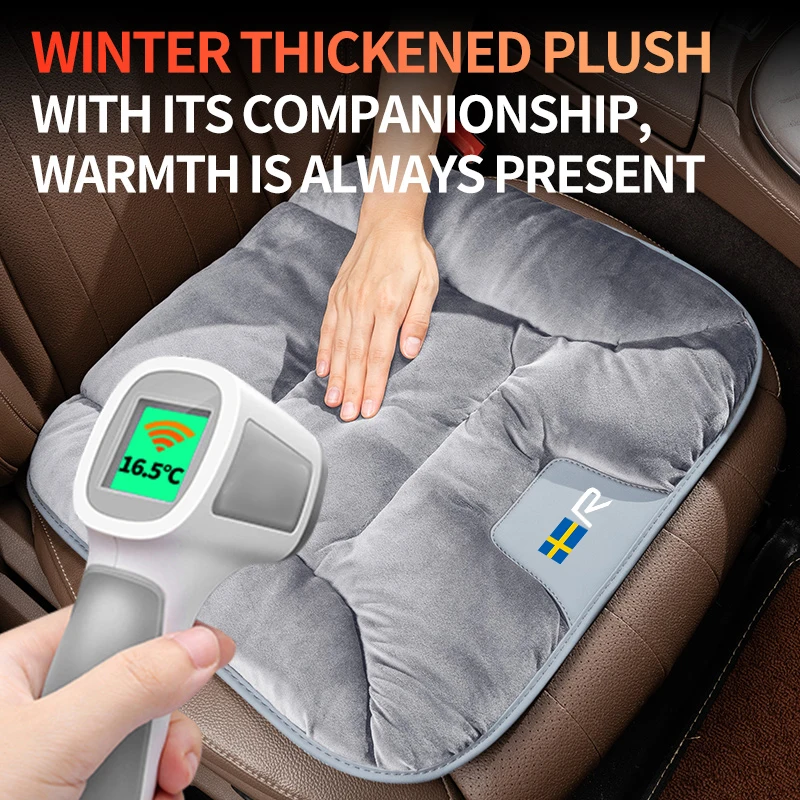 Warm Car Seat Cover Anti-slip Protector Pad For Volvo XC90 XC60 C30 T6 S60 C70 XC40 V40 XC70 V70 V60 V50 S80 S40 AWD V90 S90