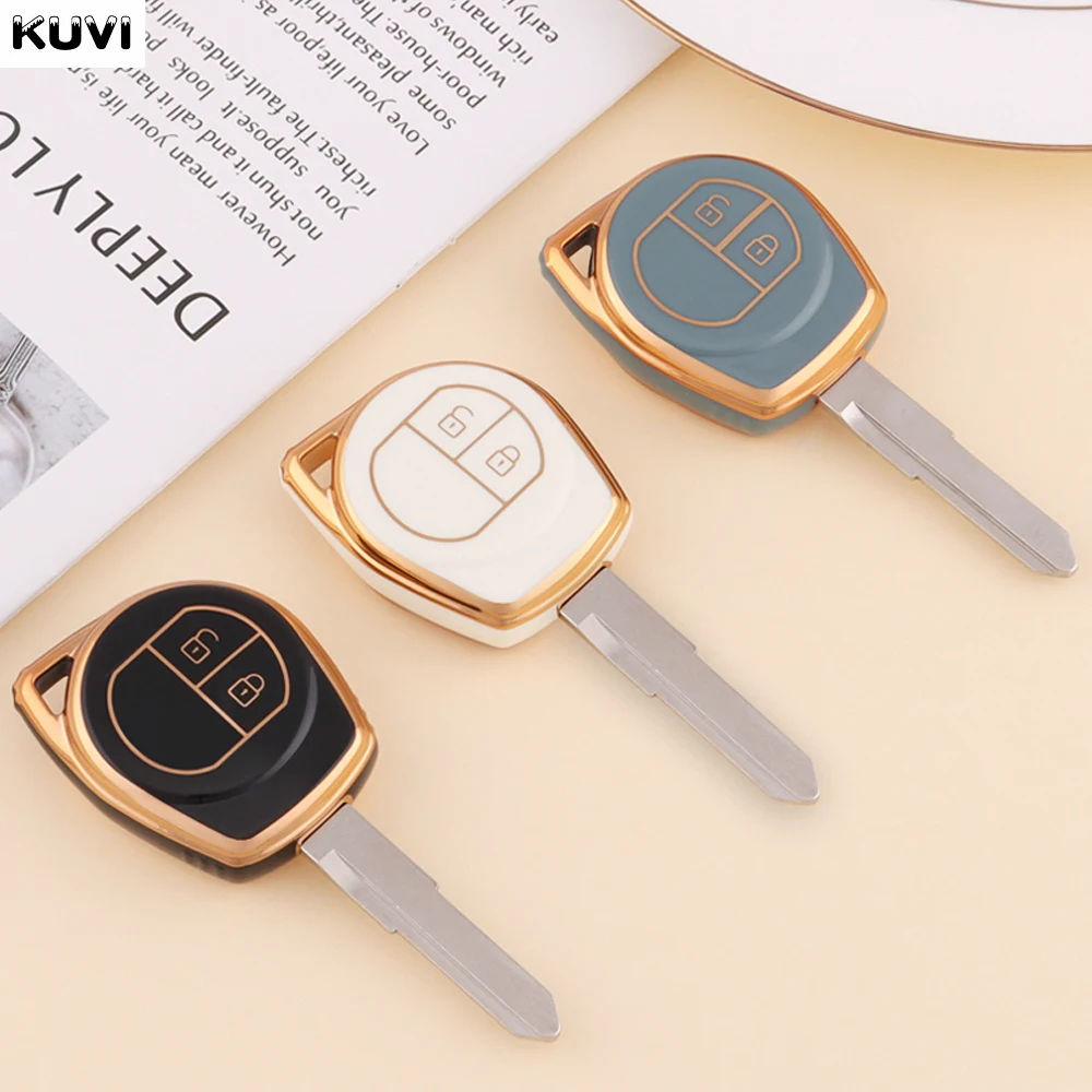 2 кнопки модный ТПУ брелок для ключей с дистанционным управлением чехол Suzuki SX4 Window