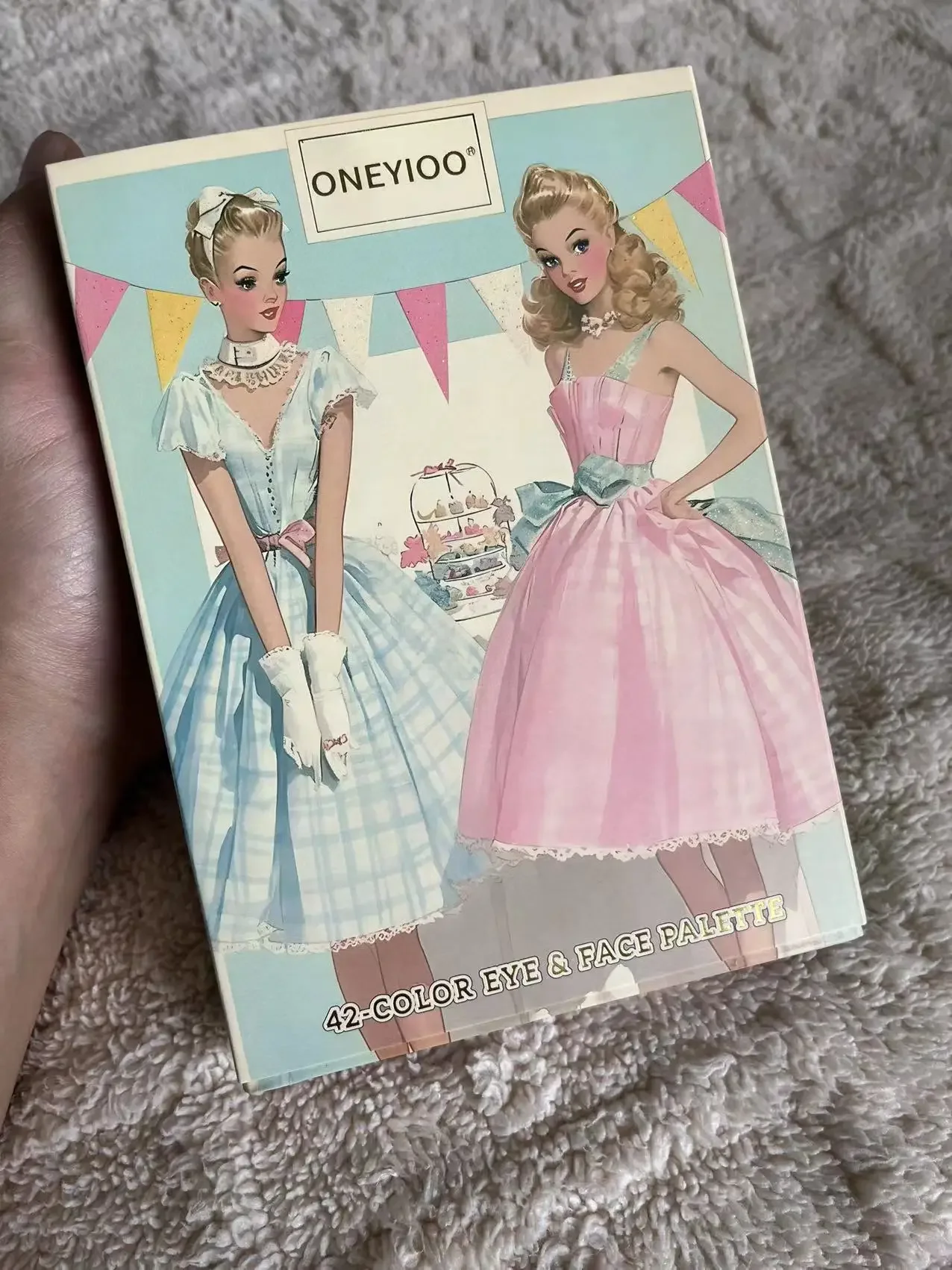 42-цветная Свадебная палитра теней для век жемчужная матовая блестящая Палетка