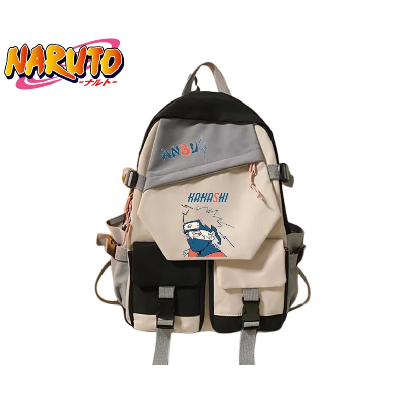 Naruto's peripheral schoolbag Sasuke male and female junior high school students primary school students large-capacity backpack