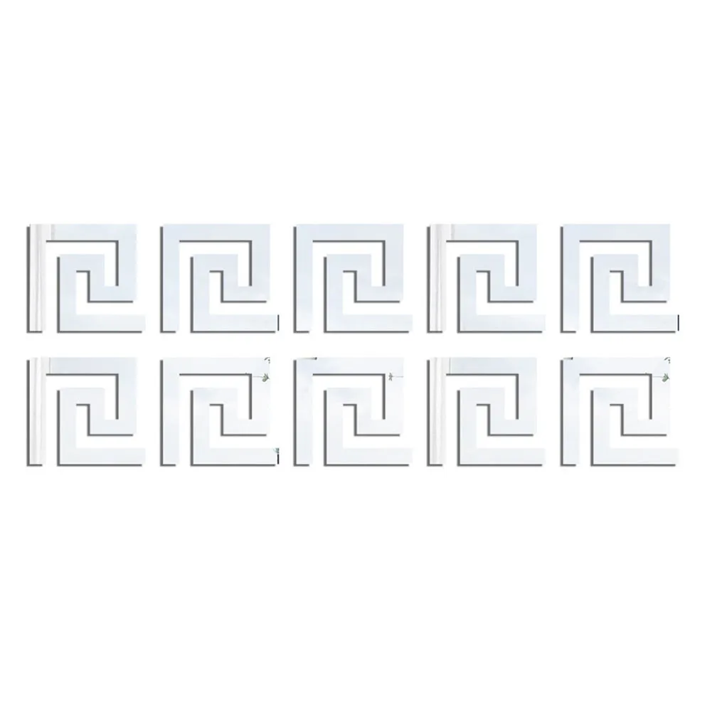 Зеркальная линия талии по краю наклейка на стену искусство своими руками