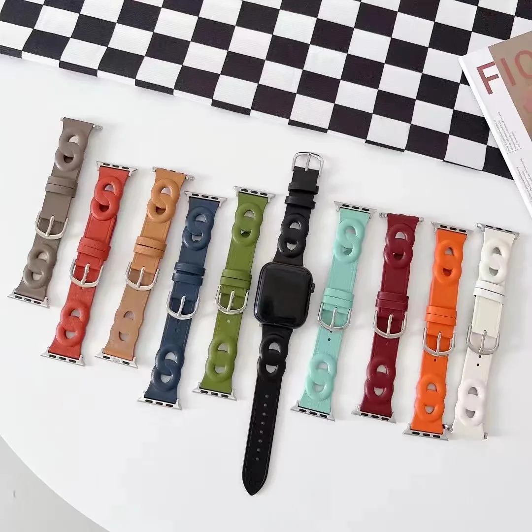 

Ремешок из натуральной кожи для Apple Watch Band 44 мм 40 мм Series 7 SE 6 5 4 3 45 мм 41 мм, браслет для наручных часов Apple watch Band