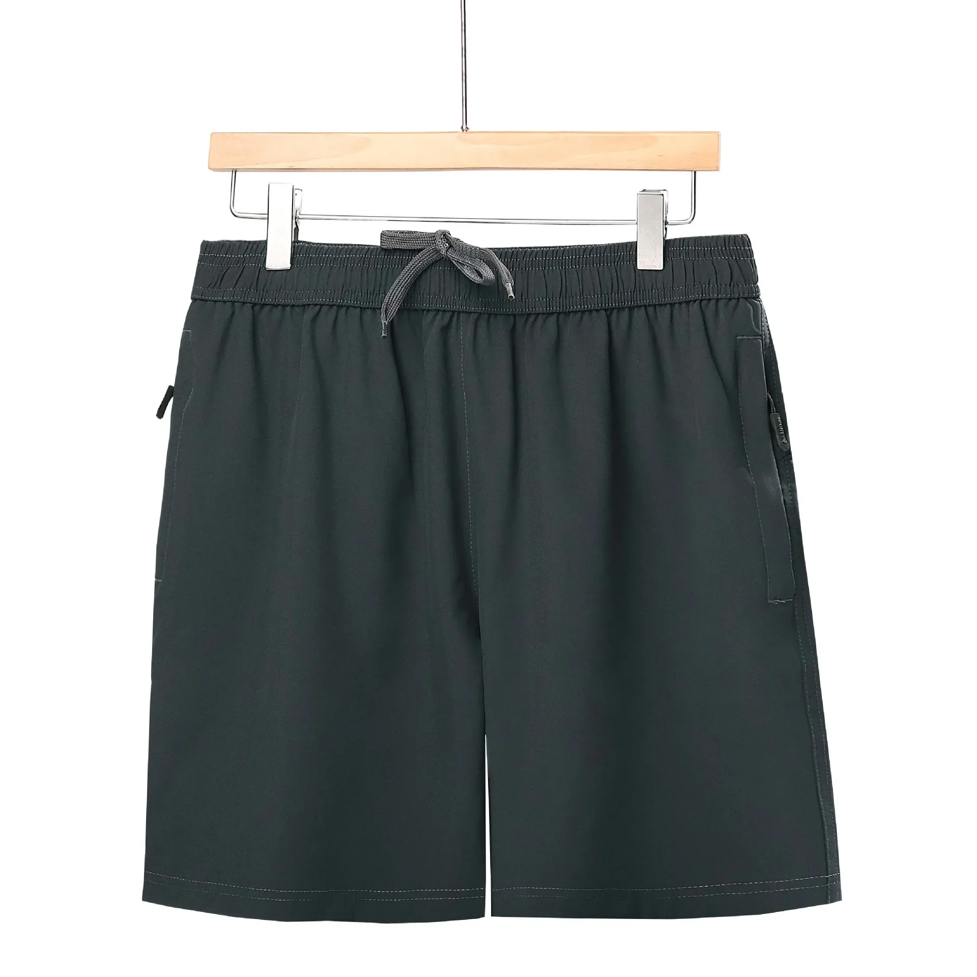 MRMT 2024 новые мужские однотонные шорты из микроэластичного ледяного шелка