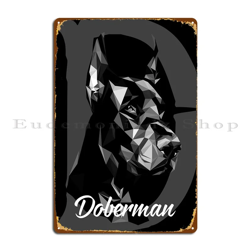 

Металлический плакат Doberman, постер с изображением персонажа, оловянный плакат для паба, клуба на заказ
