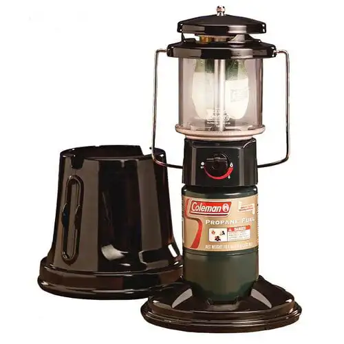 

Two Mantle Instastart Quickpack Propane Camping Lantern w/ Cover