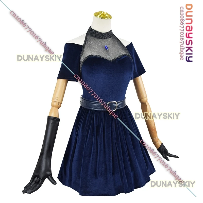 Фиолетовое платье Mizi костюмы для косплея аниме инопланетянин ролевая игра