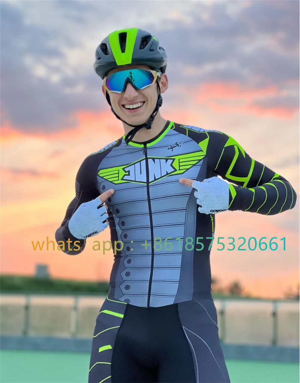 

Junk Wheels New Speed Inline Roller Skate Skinsuit Triathlon Racing Suit Short Sleeve Comfortable Fast Skating Clothing 2023