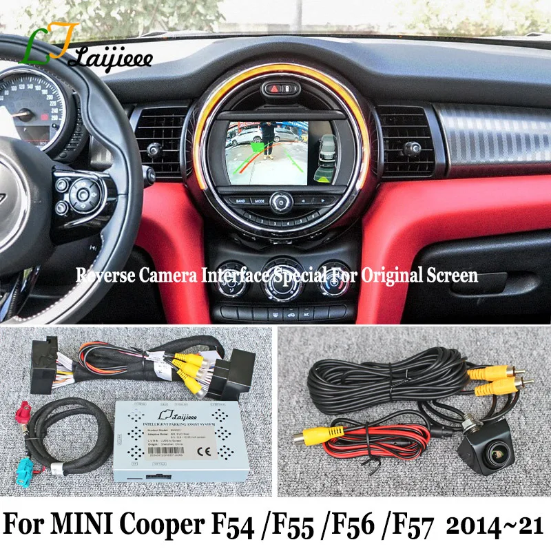 

Для BMW MINI Cooper F54 F55 F56 F57 F60 2014 ~ 2023 оригинальный экран Plug and Play HD ночного видения резервная камера заднего вида