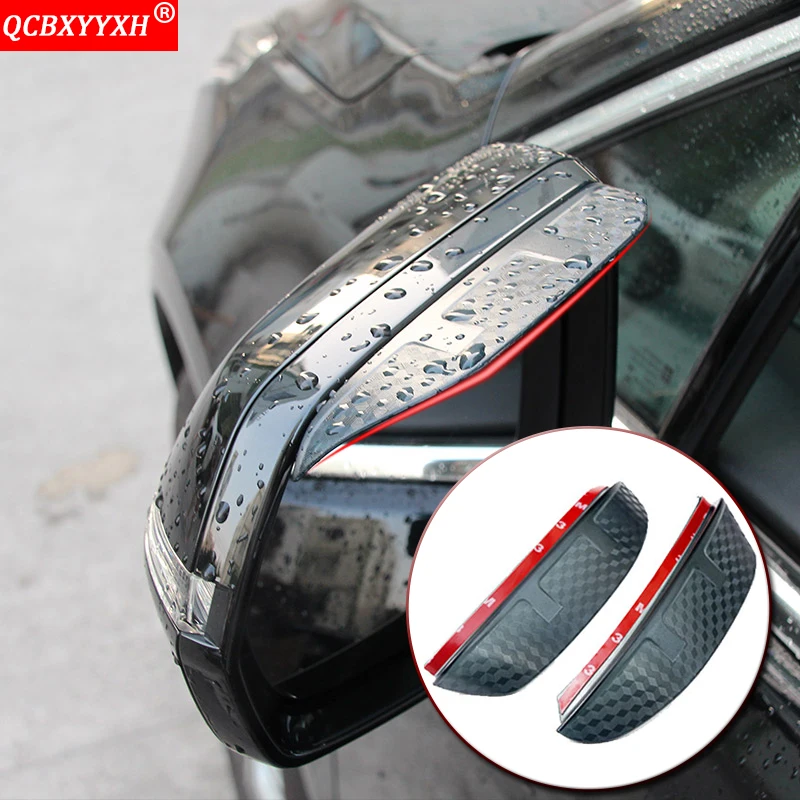 

Car Rearview Mirror Eyebrow Rain Gear Shield Anti-rain Cover Stickers For Skoda Scala Superb Fabia Kodiaq Karoq Kamiq 2015-2022