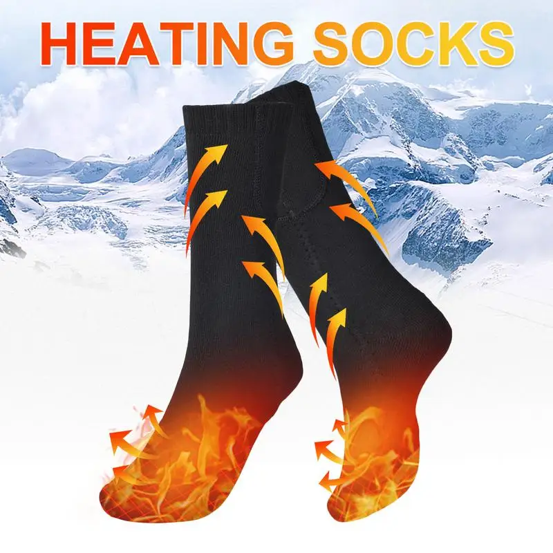 

Носки с подогревом мужские и женские термоноски с подогревом теплые носки для ног зимние теплые носки для треккинга лыж велоспорта
