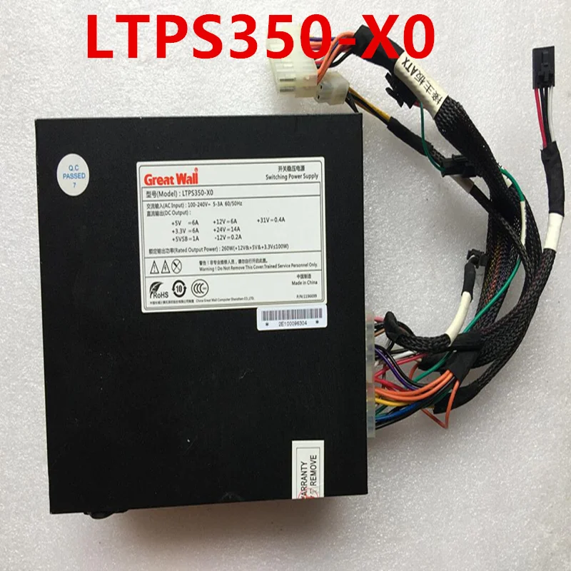 

Новинка 90%, оригинальный импульсный источник питания для Great Wall, 260 Вт, LTPS350-X0, белый/черный корпус
