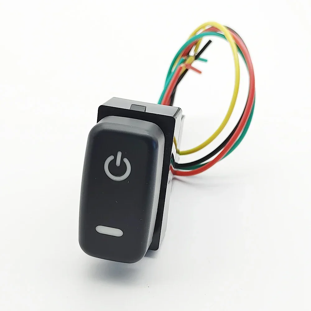 1 шт. для Mitsubishi Pajero V73 V93 Lancer Outlander ASX L200 RED светодиодный переключатель противотуманных фар дневного света DRL кнопка включения питания