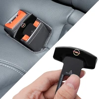 car metal emblem seat alarm eliminator seat belt insert buckle for opel meriva mokka astra omega zafira adam antara karl h g j c