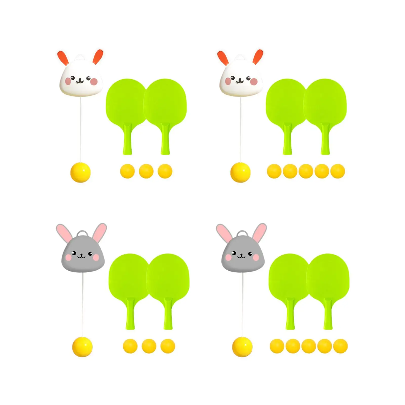 

Table Tennis Exerciser Solo Exerciser Cartoon for Park Indoor Adults Kids