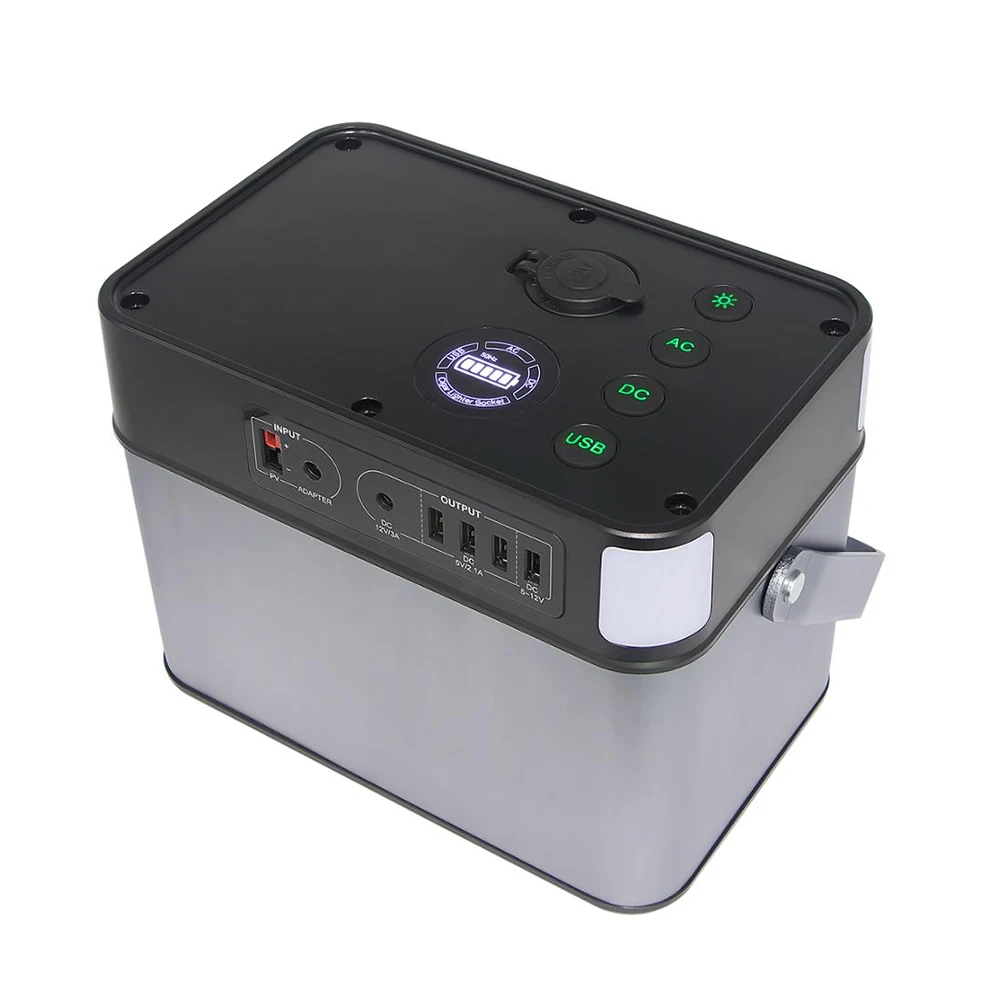 

Hot Selling 500w 12v Station Portable Outdoor Emergency Power Supply Portable Power Bank