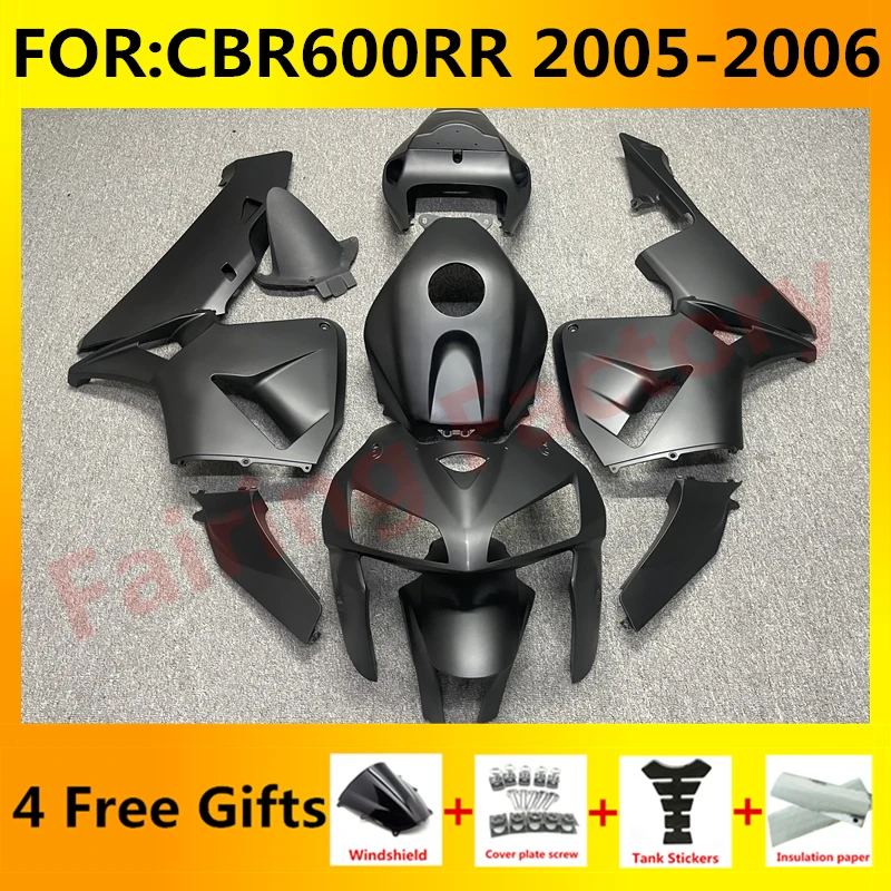 

New ABS Motorcycle Whole Fairings Kit for CBR600RR F5 2005 2006 CBR600 RR CBR 600RR 05 06 Bodywork full fairing set matte black