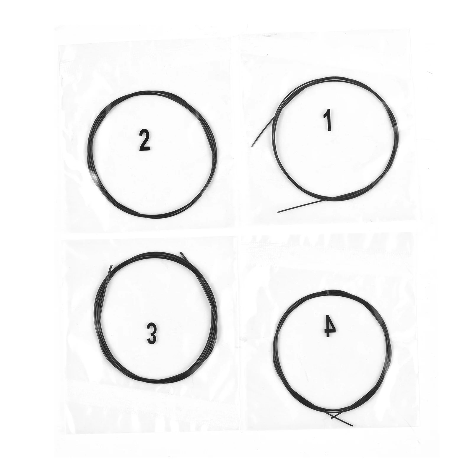 

4 Pcs Ukelele Strings Set Nylon Ukulele Strings Replacement Part Stringed Instrument Accessories For 22 Inch 23 Inch 26 Inch