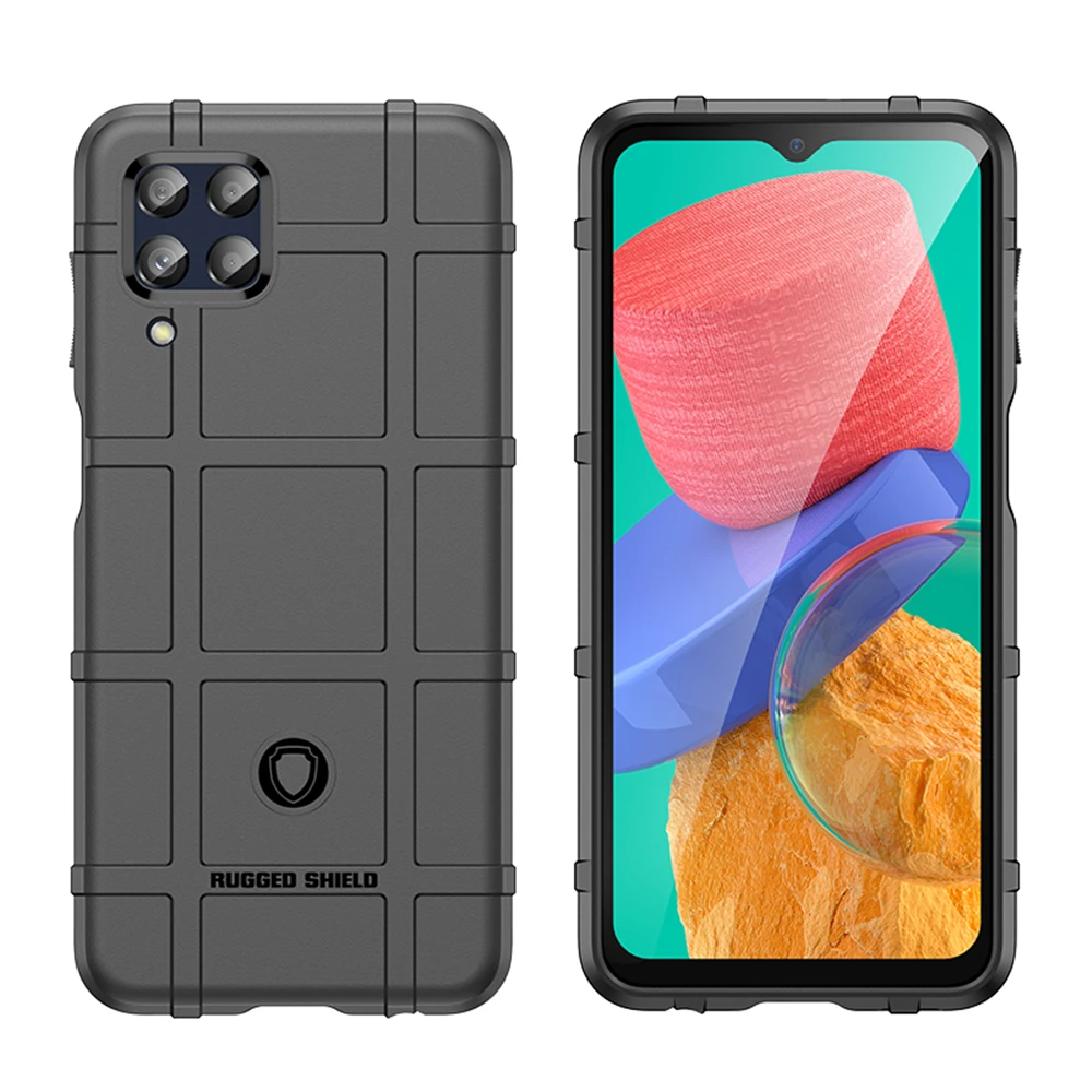 

Rugged Shield Bumper Case for Samsung Galaxy M02 M02S M12 M32 M52 M62 M33 M53 5G Solid Tactical Armor Shockproof Case