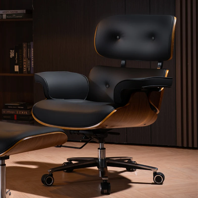 

Nordic Luxury Office Chair Lumbar Support Comfort Gamming Boss Office Chair Swivel Caster Wheels Silla Escritorio Furniture