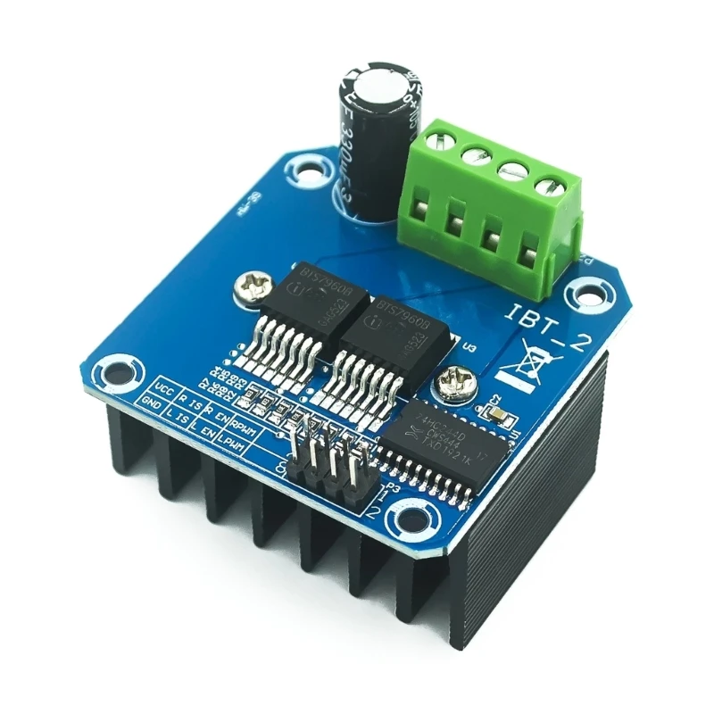 

BTS7960 43A High PowerMotor Driver Module for Current Limit Protection 5V Isolate with MCU Current Limiting Control