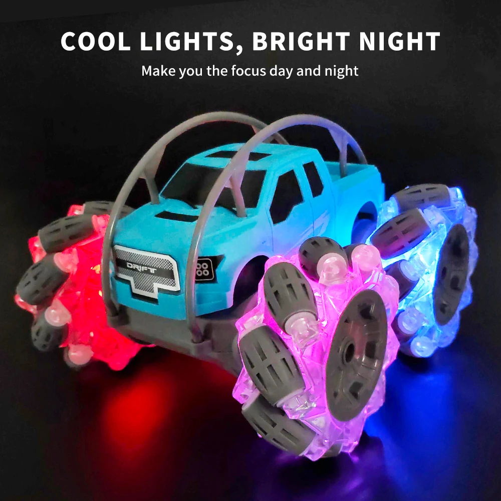 Rc Cars Remote Control Stunt Twisting Drift Car  LED Light 4WD RC High-Speed Car Climbing Double-sided Off-road Vehicle enlarge