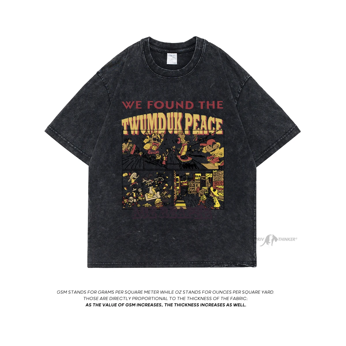 

Extfine Peace Tie Dye Vintage T-shirt Distressed Men Acid Wash Retro T Shirts Oversized Male Clothing Tshirt Tops Tee y2k