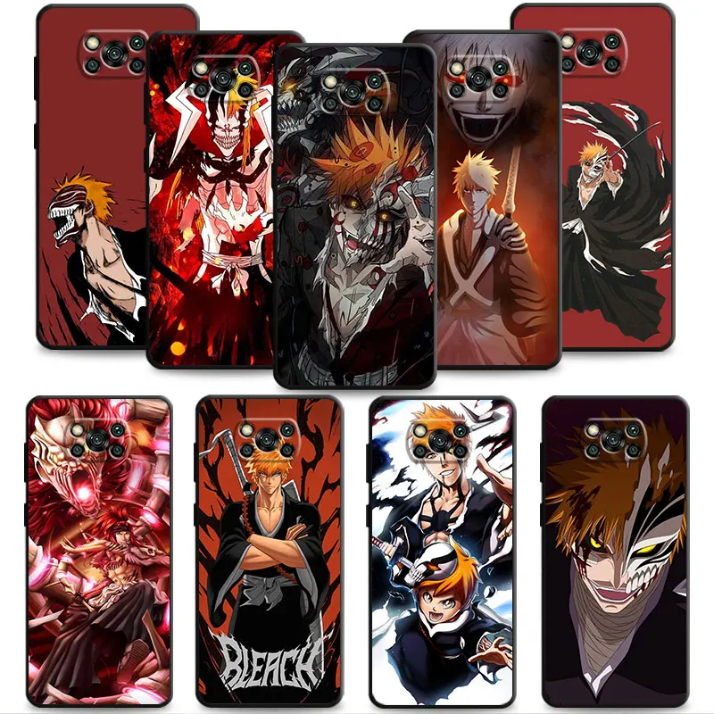 Чехол для телефона Xiaomi Poco X3 NFC X4 M3 C40 Pro Pocophone F1 для MI 9 8 12 9T 10T CC9 Lite Note 10, чехол отбеливатель Kurosaki Lchigo