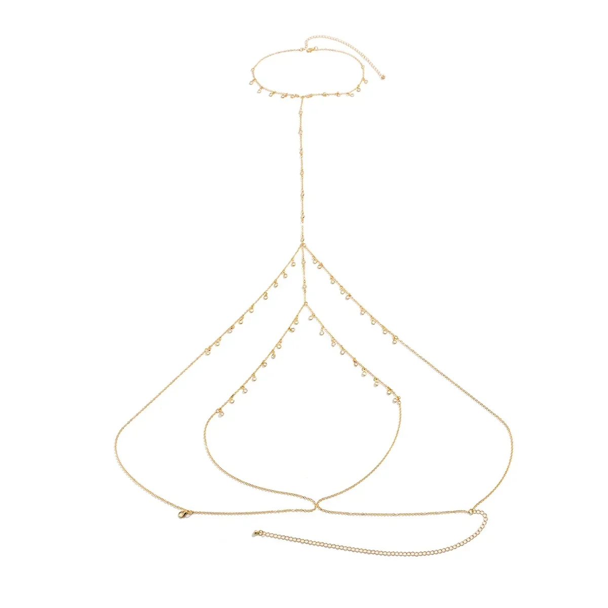 Цепочка с кулоном в стиле бохо для женщин элегантное нижнее белье перекрестной