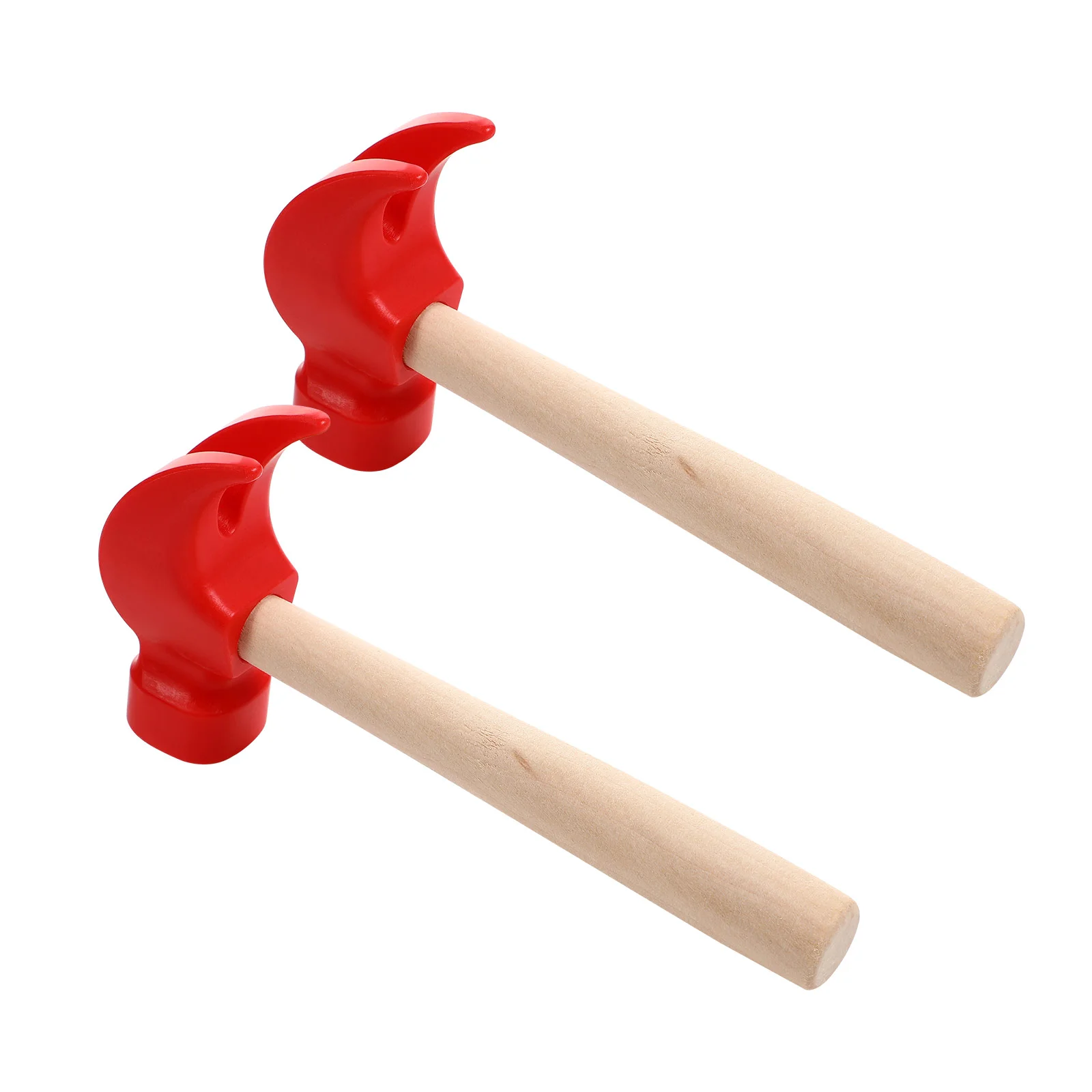 

Infant Bath Toys Simulated Small Wooden Hammer Tool Take Simulation Kids Wood-handled Hammers Toddler