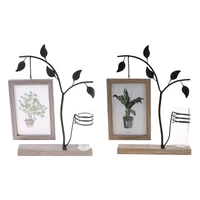 %e2%80%8bfamily picture frame 4x6 vertical metal tree desk photo frames with decorative bud vase double sides display unique gifts