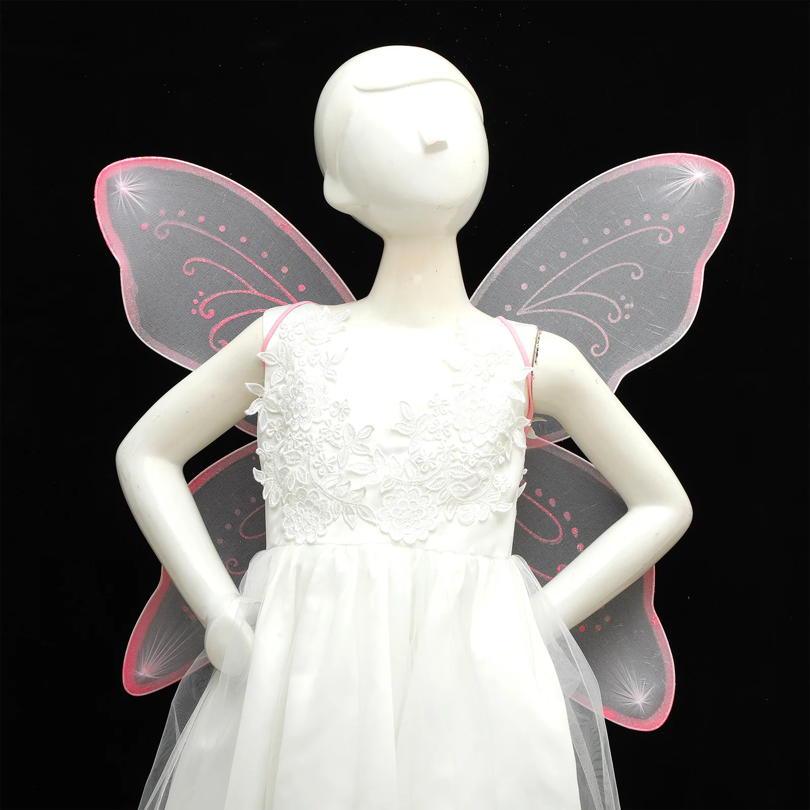 Детский Ультратонкий чехол со стразами и крыльями бабочки