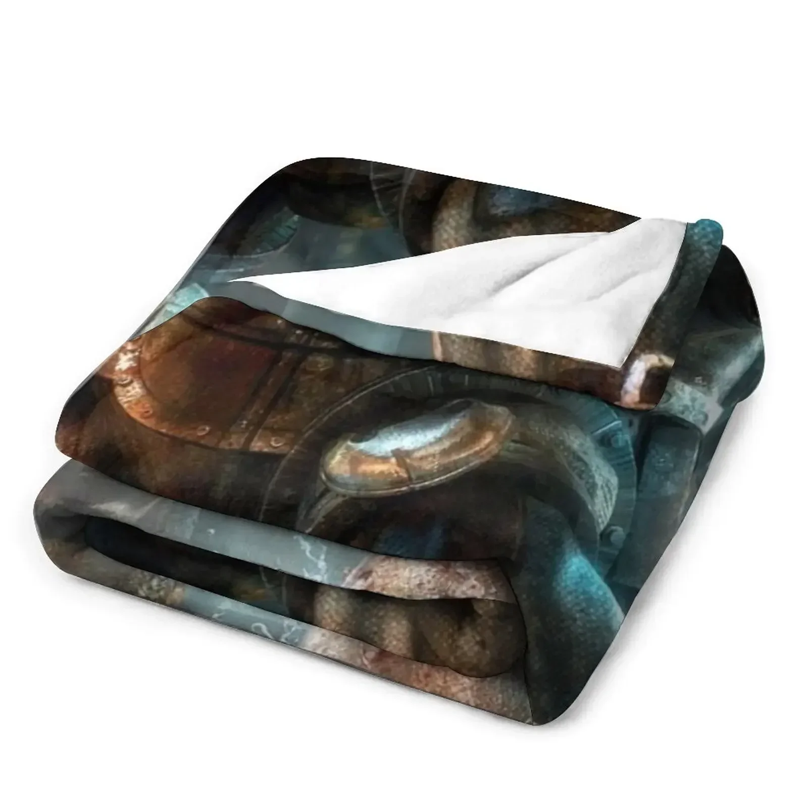 Bioshock Big Daddy Gaming Art Плед Хэллоуин Декоративные одеяла и