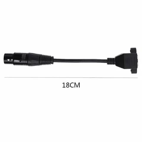 Разъем XLR3 к RJ45, сетевой кабель «папа-мама», 3-контактный адаптер 20 см, преобразователь, сетевой кабель DMX521, удлинительный кабель со светодиодной подсветкой