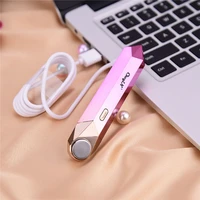 ckeyin usb rechargeable face massager eye massager vibrator roller ionic anti ageing wrinkle dark circles bag thin face device