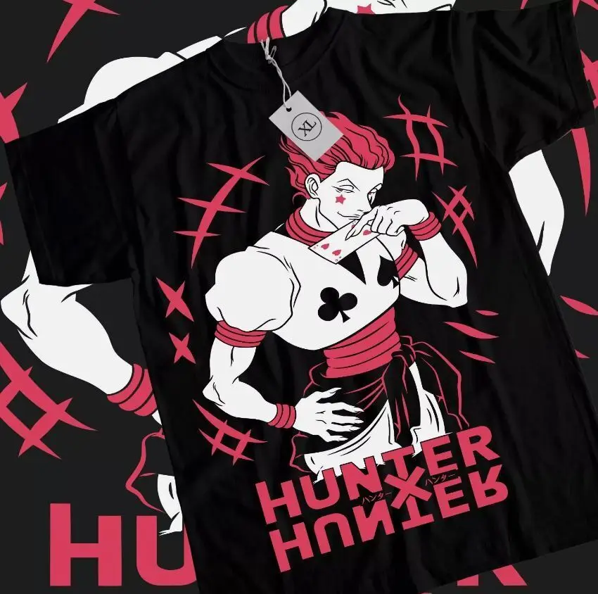 Футболка Hisoka Hunter Strip x Аниме Рубашка всех размеров