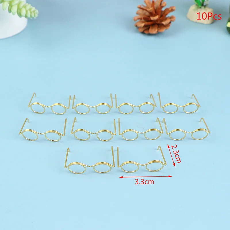 5/10 шт. круглая оправа без линз в стиле ретро крутая очки для Кул 9/25/30 см имитация