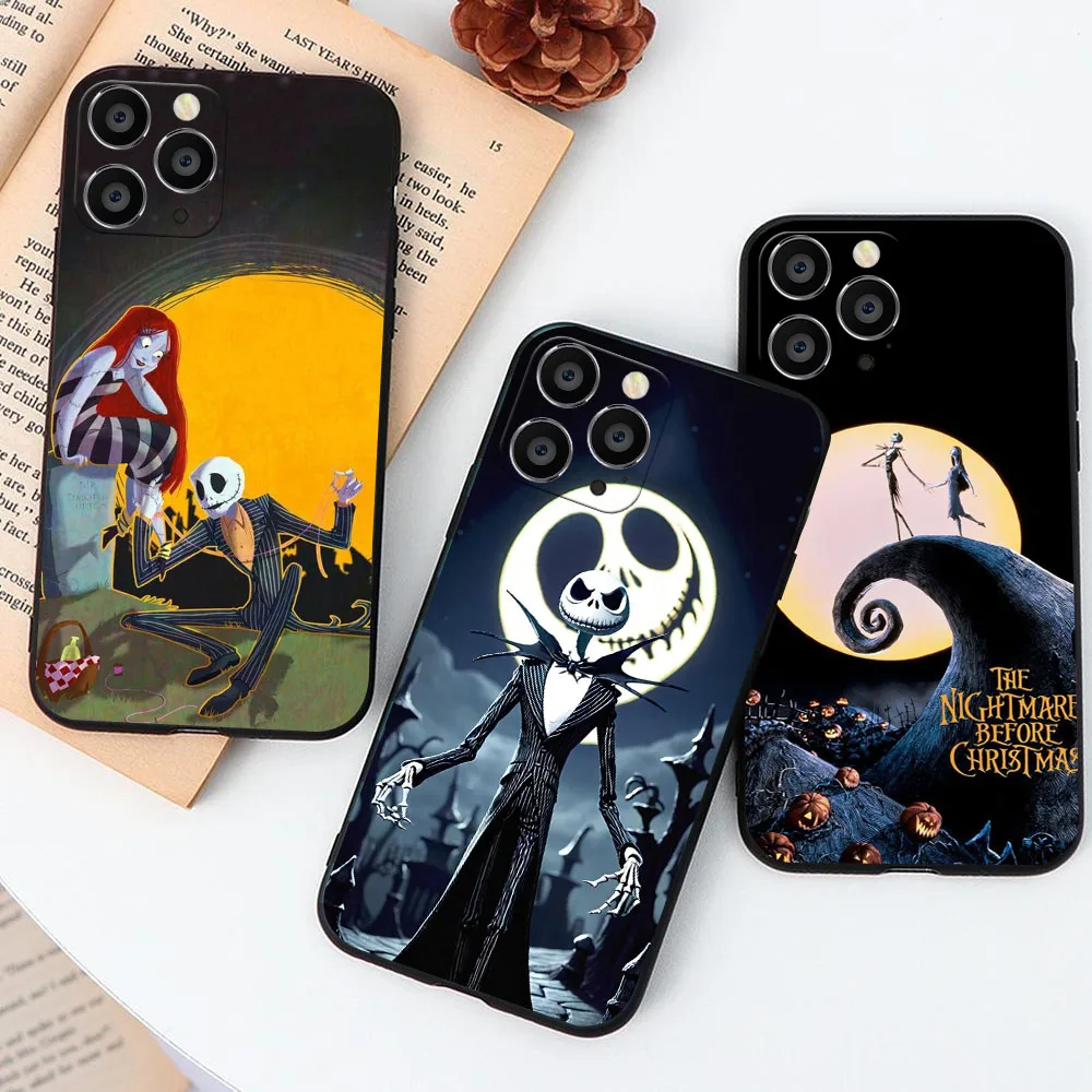 Матовый черный чехол для VIVO Y02 Y02S Y20i Y20a Y17 Y3 Y53S Y15S Y16 Y17S Y19 Y5S Y31 V23E KD-65 Corpse Bride