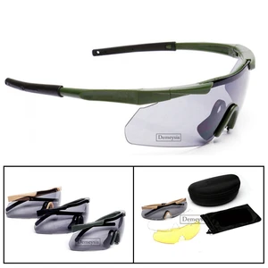Tactical Glasses Military Goggles Bullet-proof Army Sunglasses with 3 Lens Men Hiking Shooting Eyewe in USA (United States)