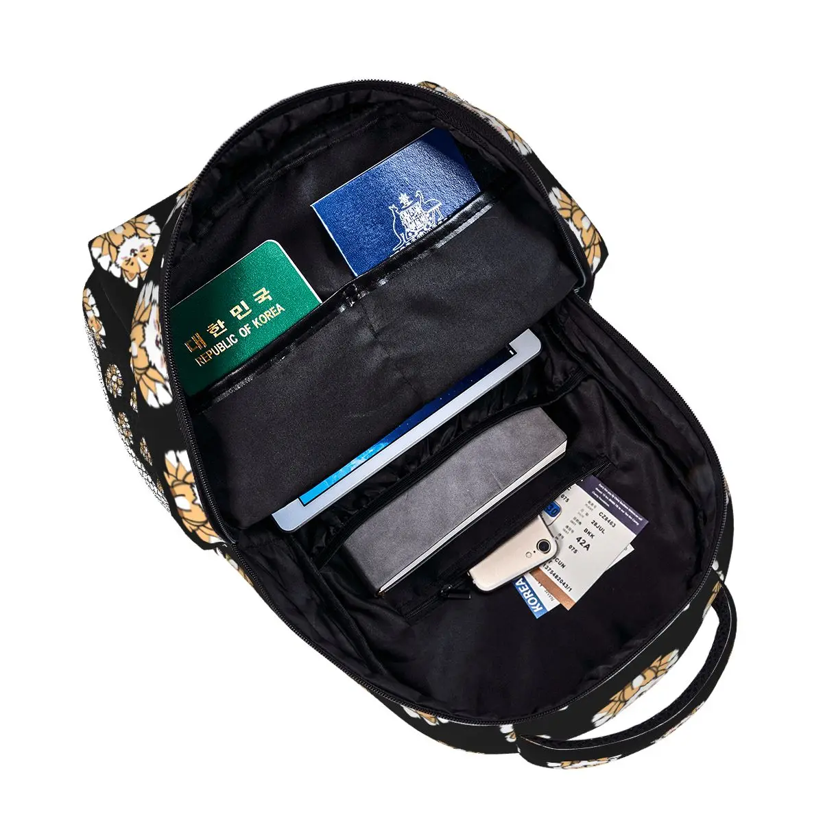 Милые рюкзаки с девятихвостой лисой Кицунэ Гумихо сумка для книг мальчиков и