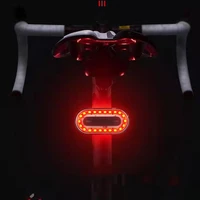 electric bike tail light bike waterproof warning led rechargeable riding light luces bicicleta mtb alarm accessories