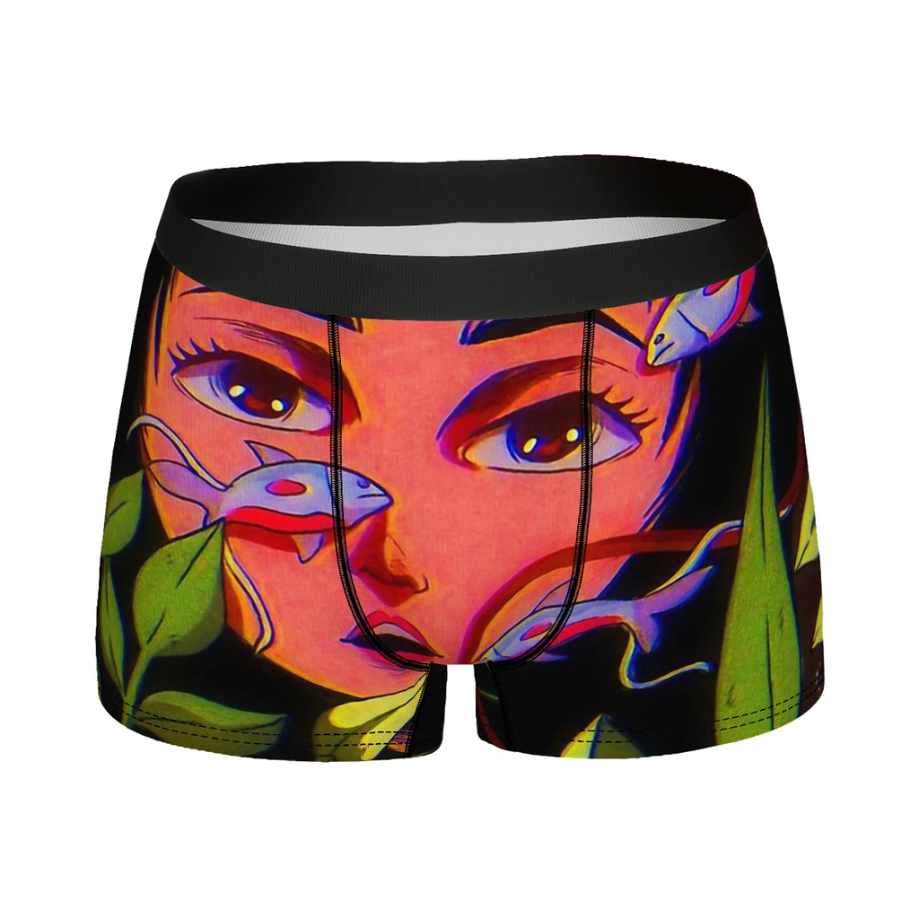 

Anime Paprika And Flowers Men Boxer Briefs Underwear Animation Perfect blue Highly Breathable Top Quality Birthday Gifts